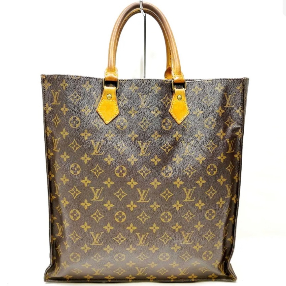 Authentic Louis Vuitton monogrammed sac plat shopper